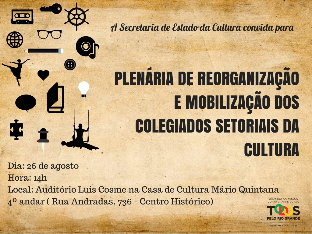 Convite - Colegiado Setorial de Museus