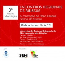 Convite_Encontros Regionais de Museus _ 3REGIAO