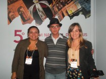 Adelina Coda (Diretora de Cultura de Alta Grácia/Argentina – Museu Che Guevara),  Joel Santana (Coordenador do Sistema Estadual de Museus do RS) Elenira Mendes (Diretora da Casa Memorial Chico Mendes – Xapuri/AC)